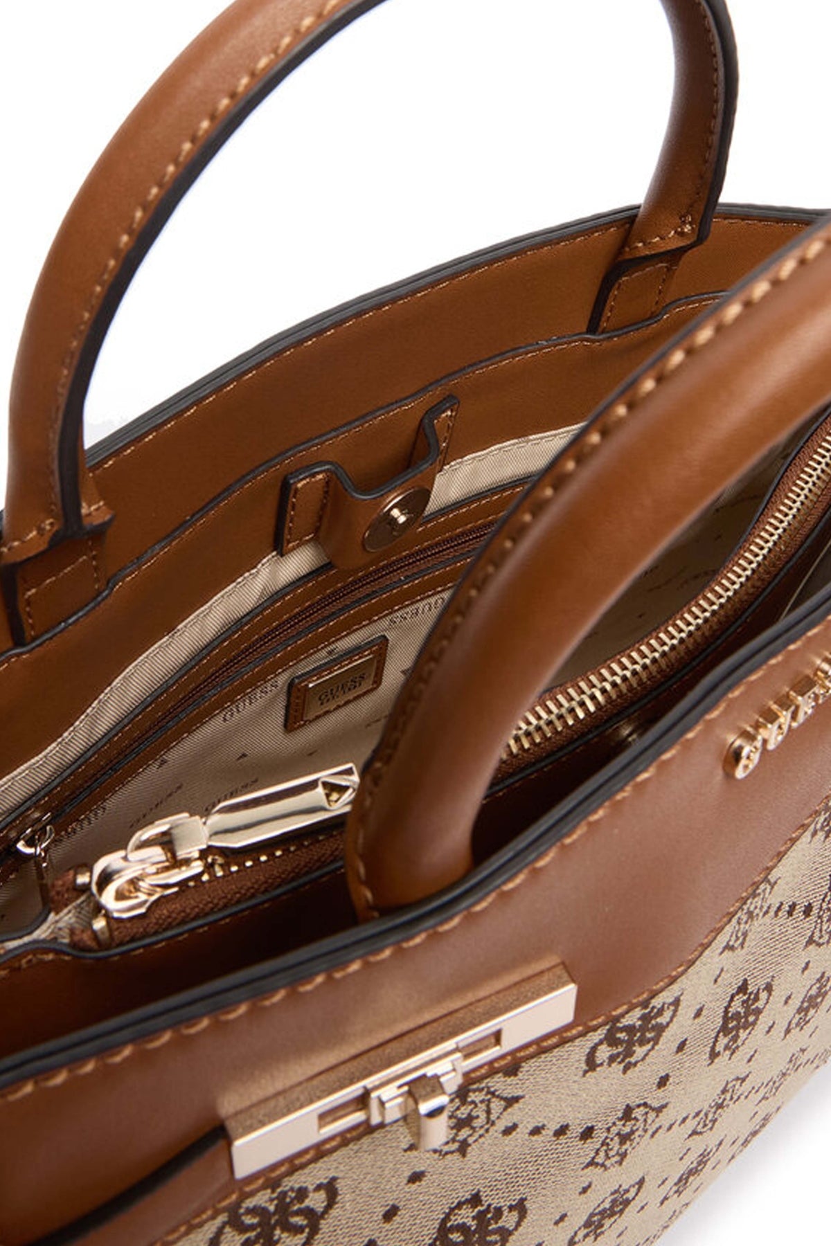 GUESS MELINDA LOGO TRI COMP en color MARRON (4)