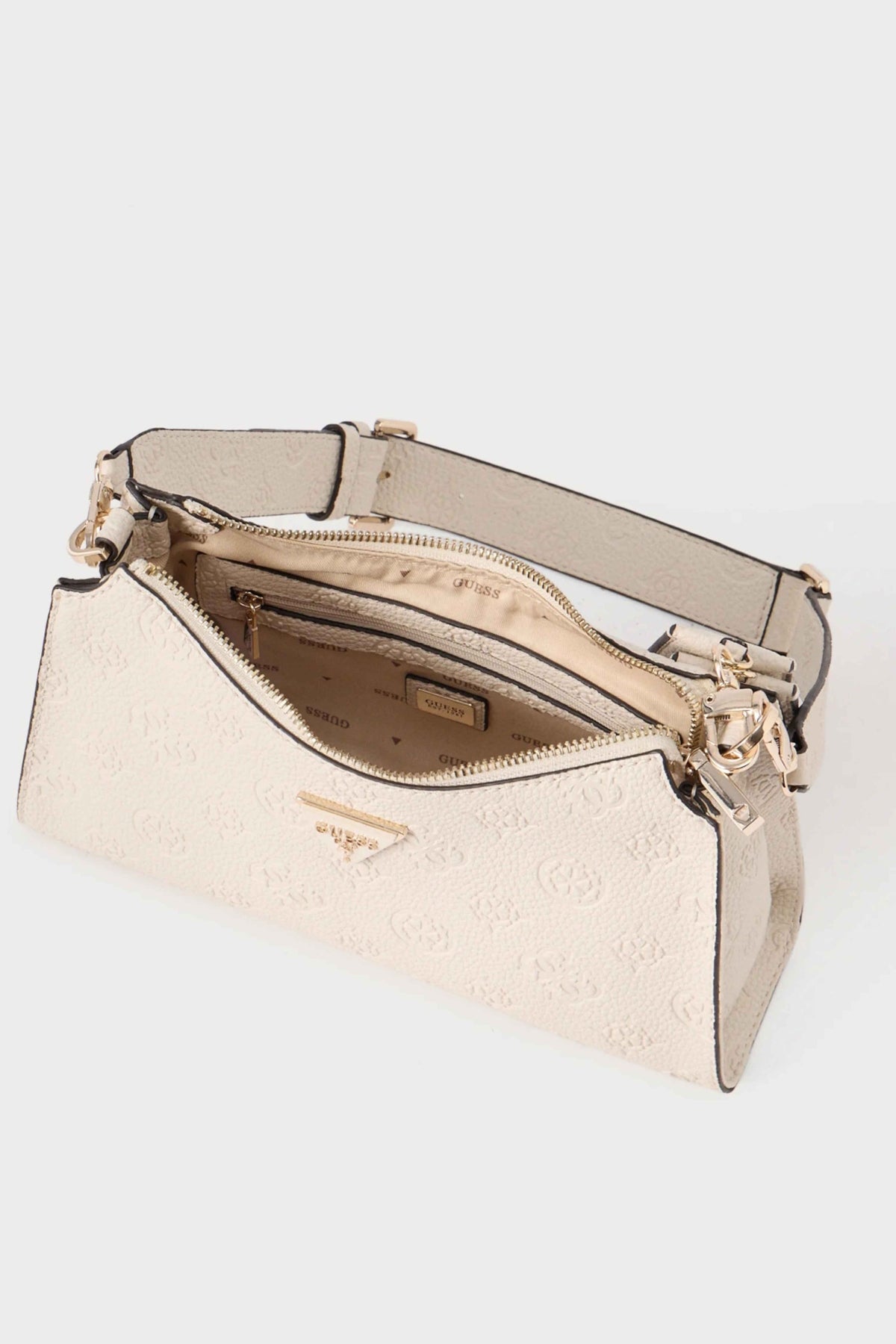 GUESS CRESIDIA II TOP ZIP SH en color BLANCO (3)