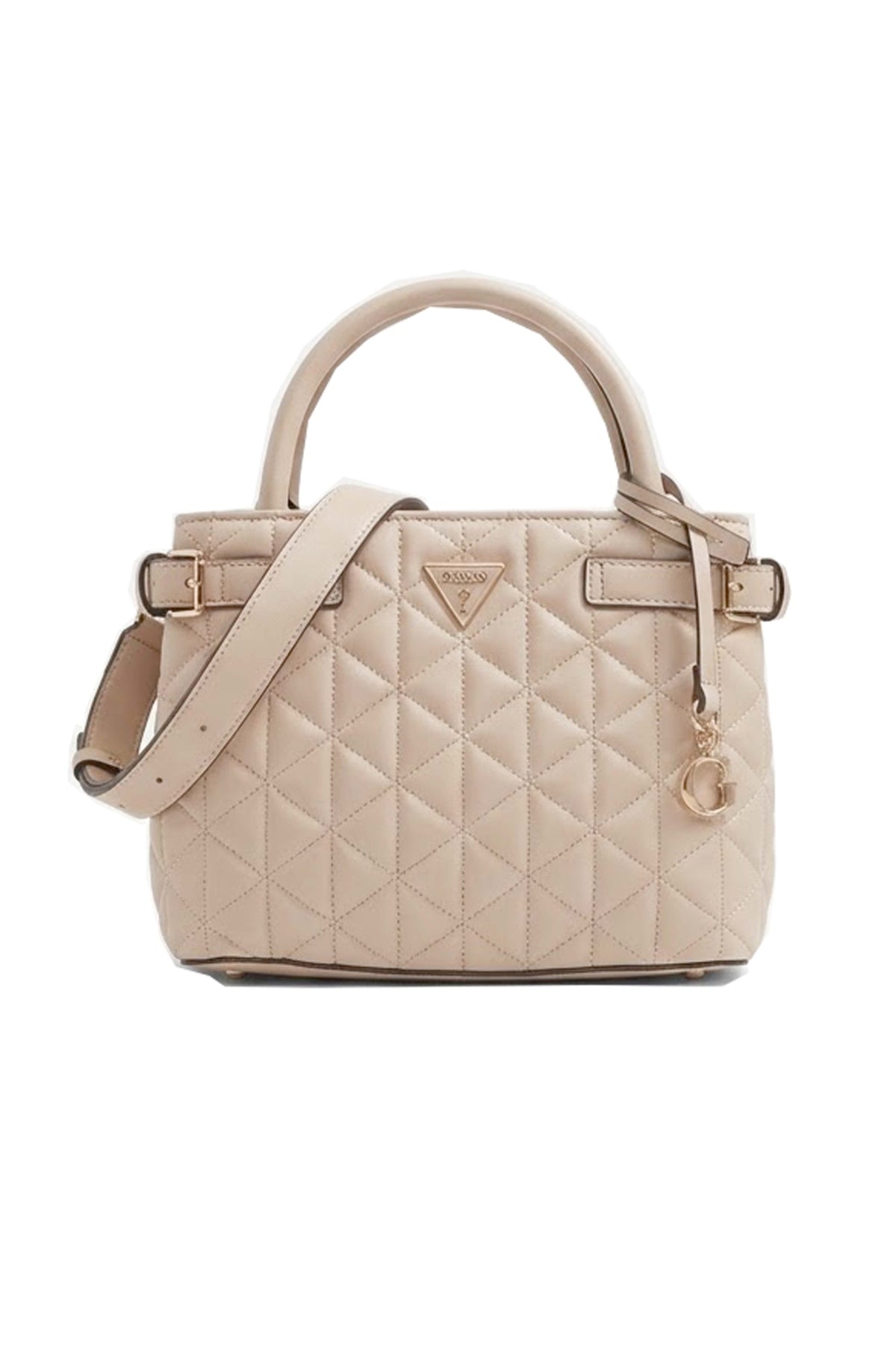 GUESS PAISLEIGH SMALL SATCHE en color BEIS (3)