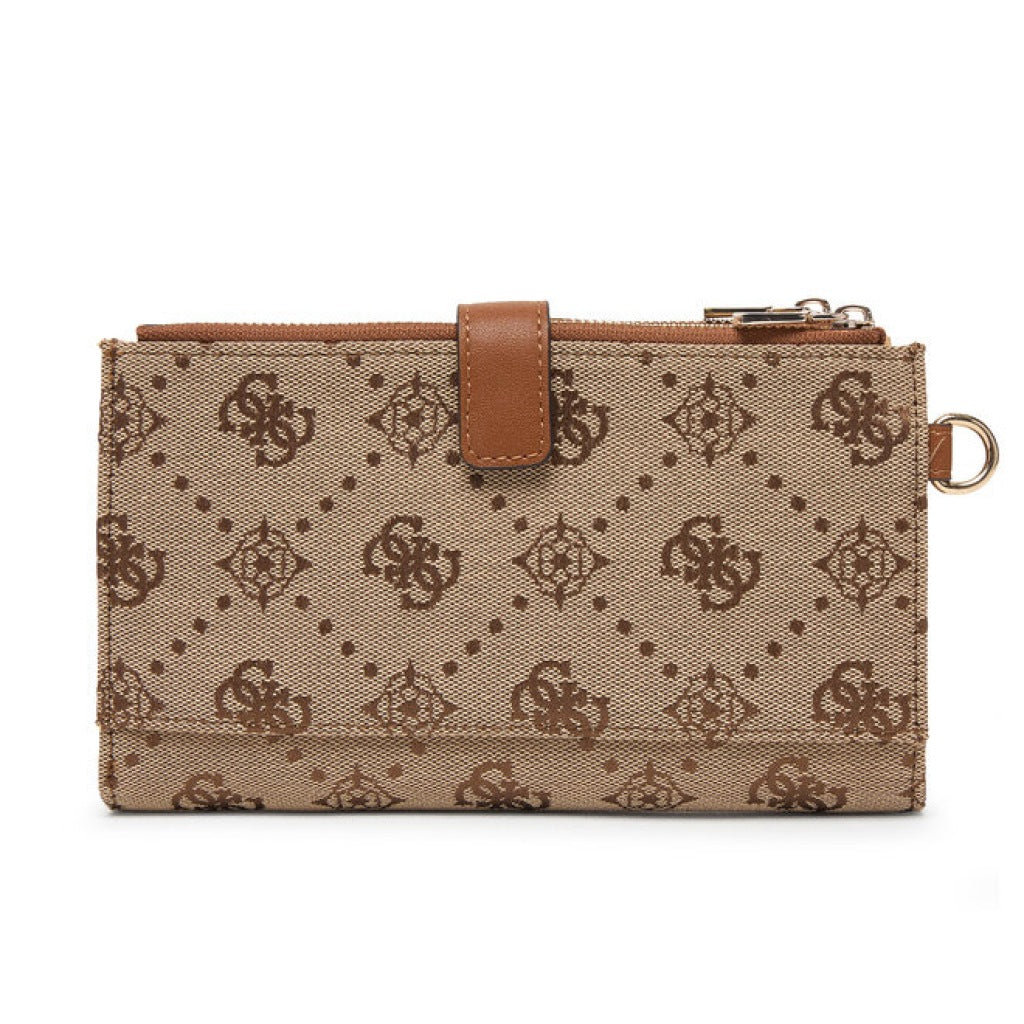 GUESS MELINDA LOGO SLG DBL Z en color MARRON (5)