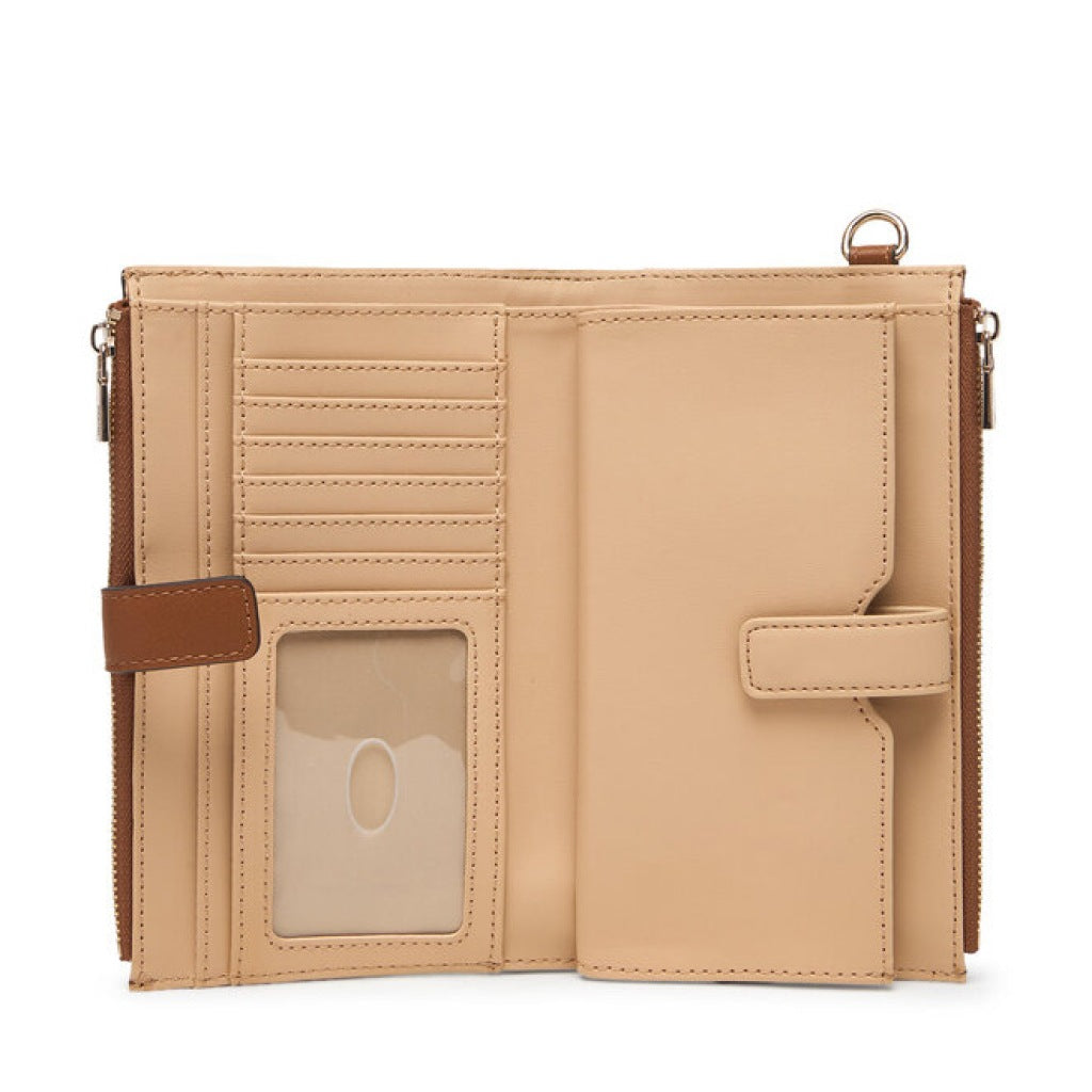 GUESS MELINDA LOGO SLG DBL Z en color MARRON (6)