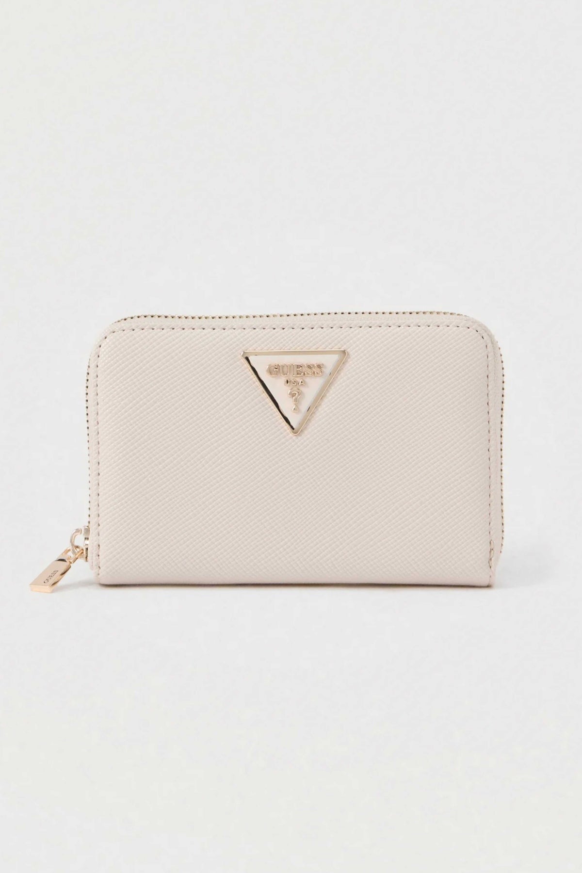GUESS LAUREL II SLG MED ZIP en color BLANCO (1)