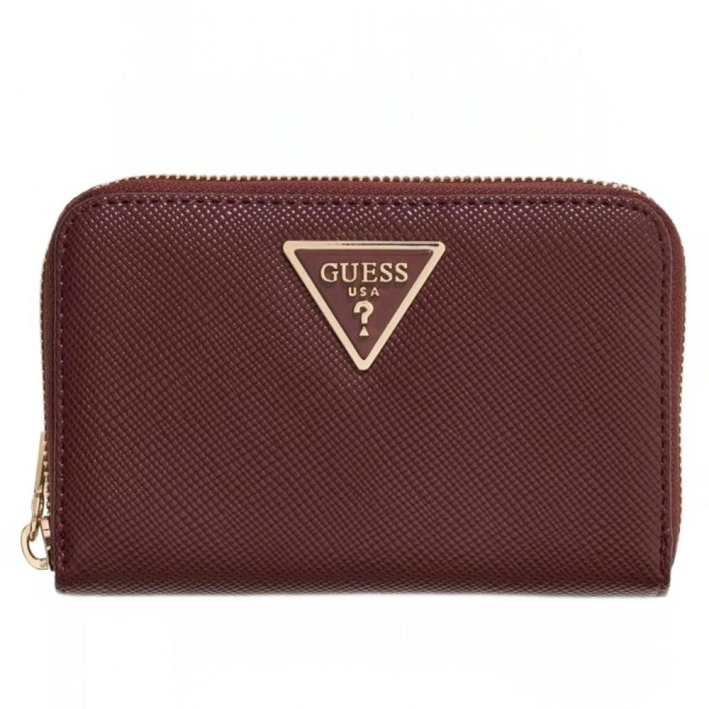 GUESS SWZG LAUREL II SLG MED ZIP en color BURDEOS (4)