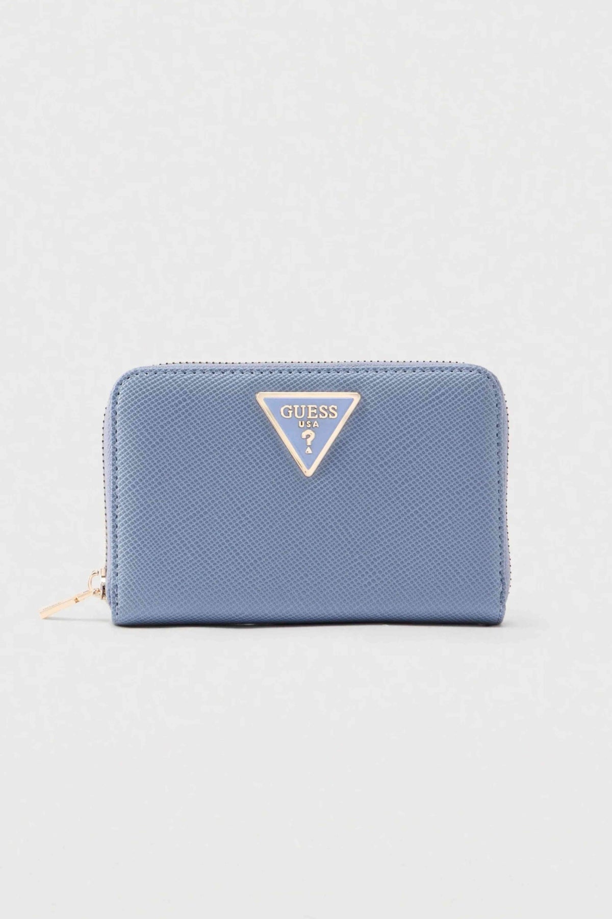 GUESS LAUREL II SLG MED ZIP en color AZUL (1)