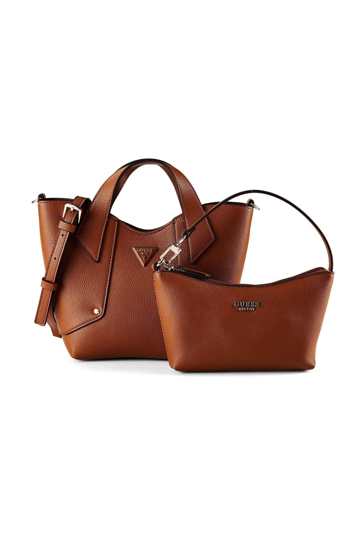 GUESS DARCY MINI TOTE en color MARRON (3)