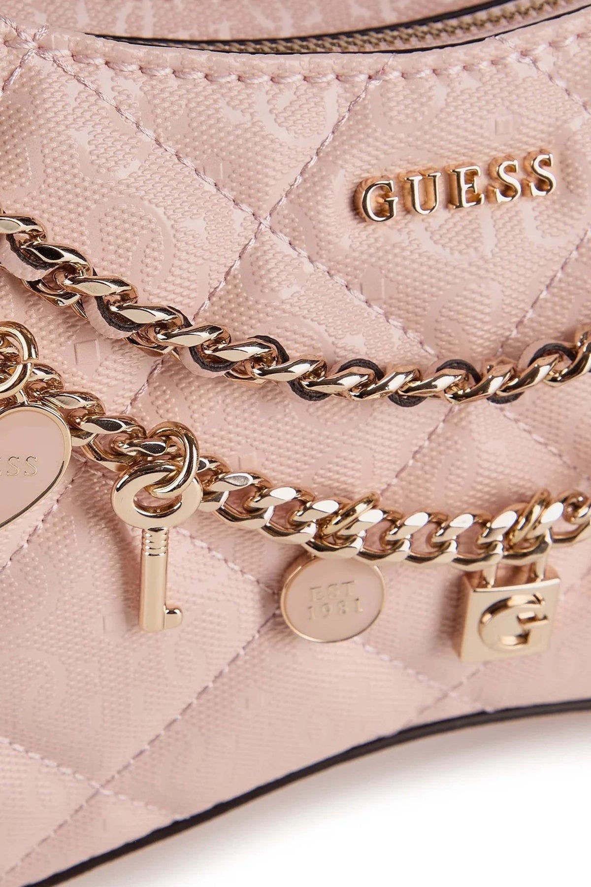 GUESS LIBBY SHOULDER BAG en color NUDE (4)