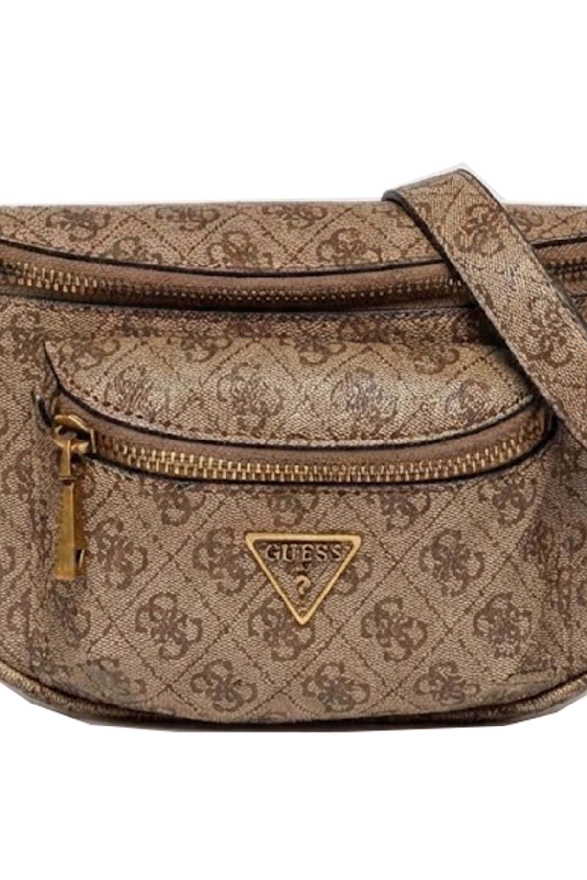 GUESS LATONA BELT BAG en color MARRON (3)