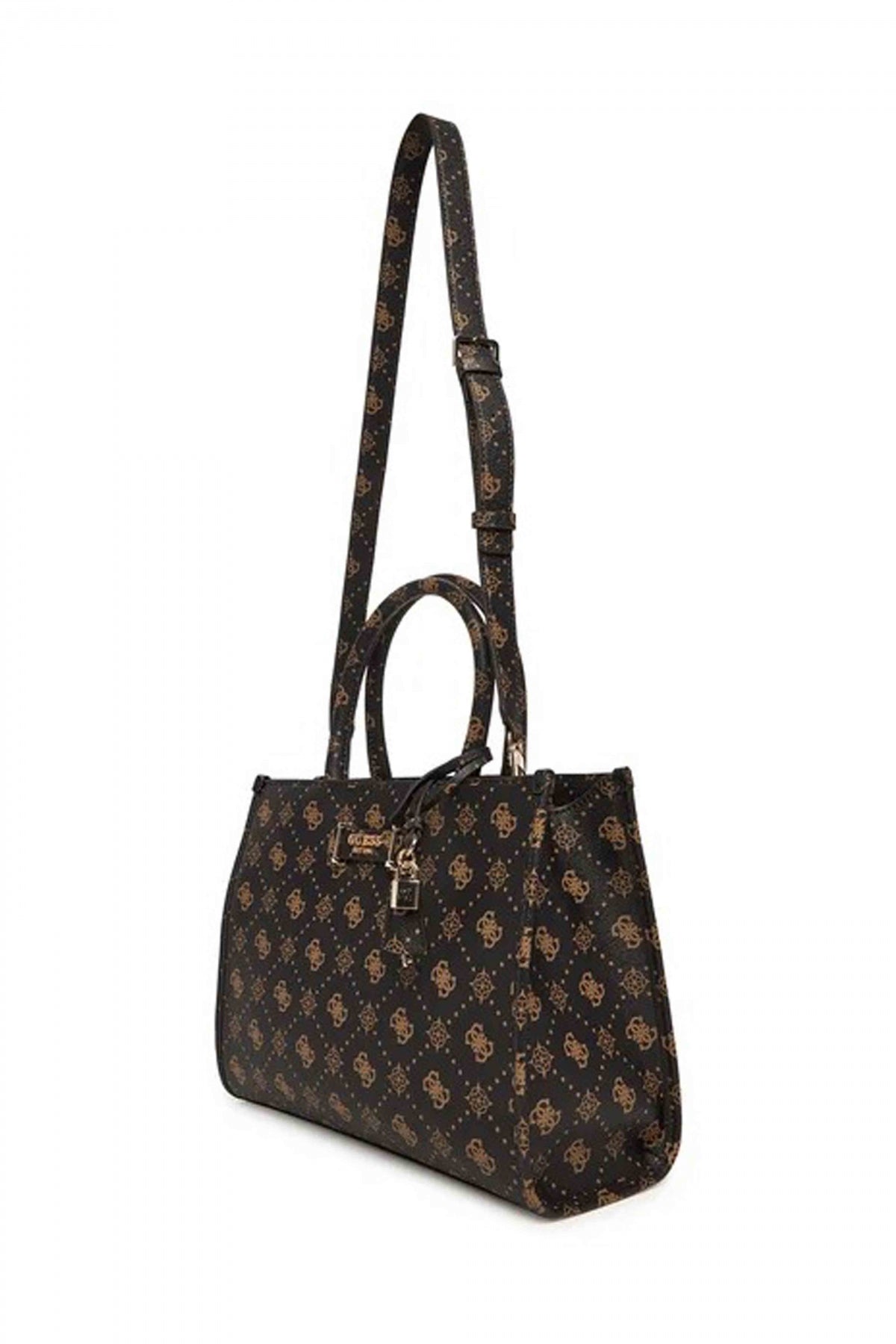 GUESS SILIA COMP TOTE en color NEGRO (3)