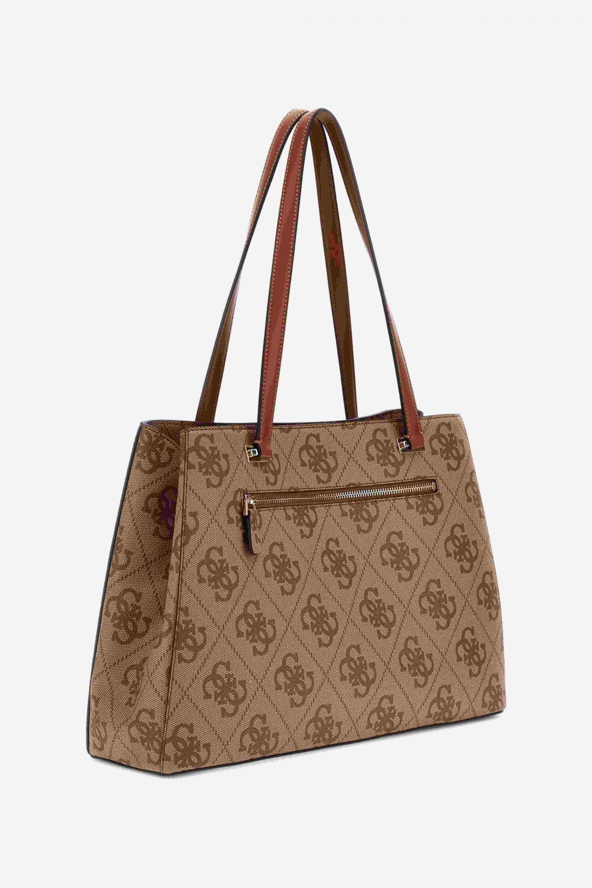 GUESS ERENIA TOTE en color MARRON CLARO (2)