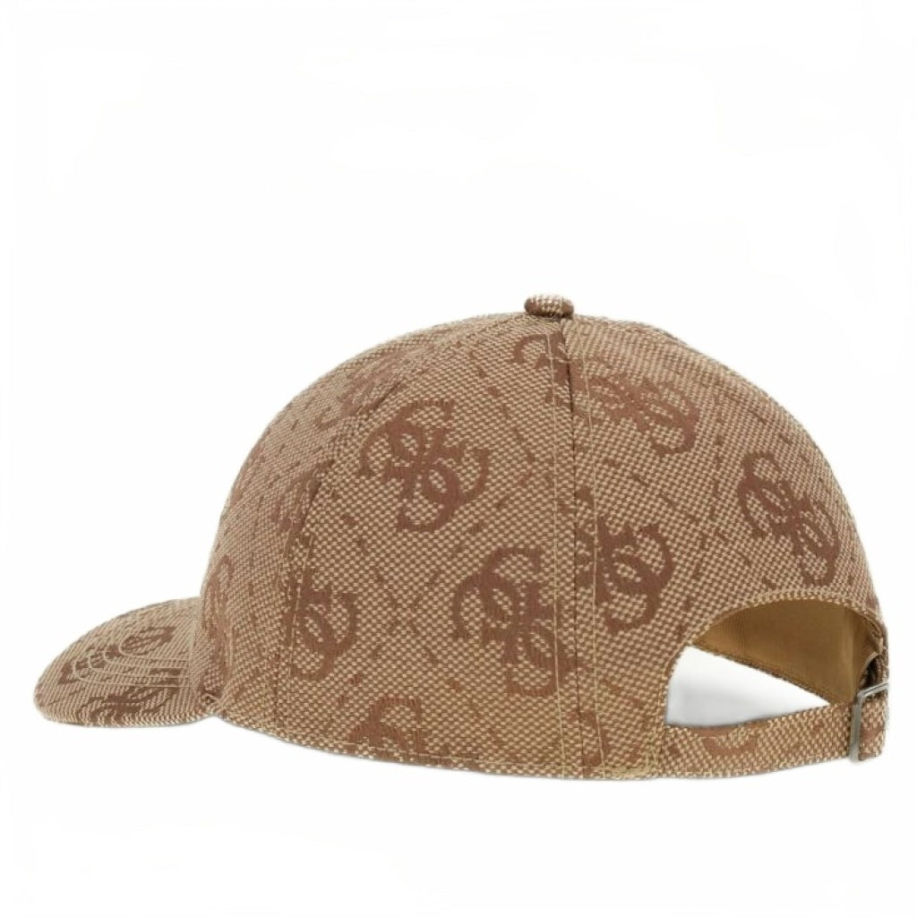 GUESS AW POL AUDREY LOGO JACQ BASEB en color MARRON (6)