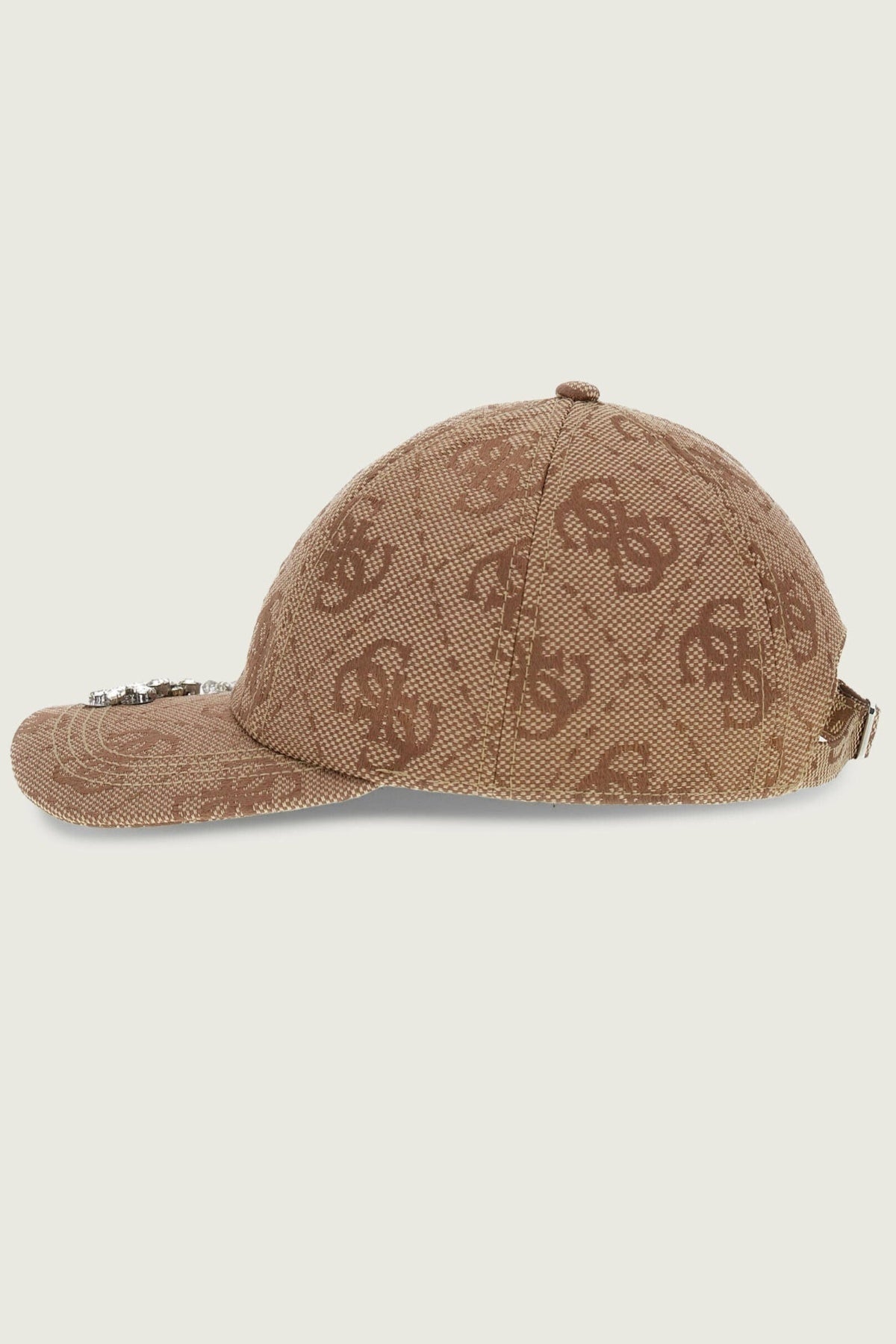 GUESS AW POL AUDREY LOGO JACQ BASEB en color MARRON (3)