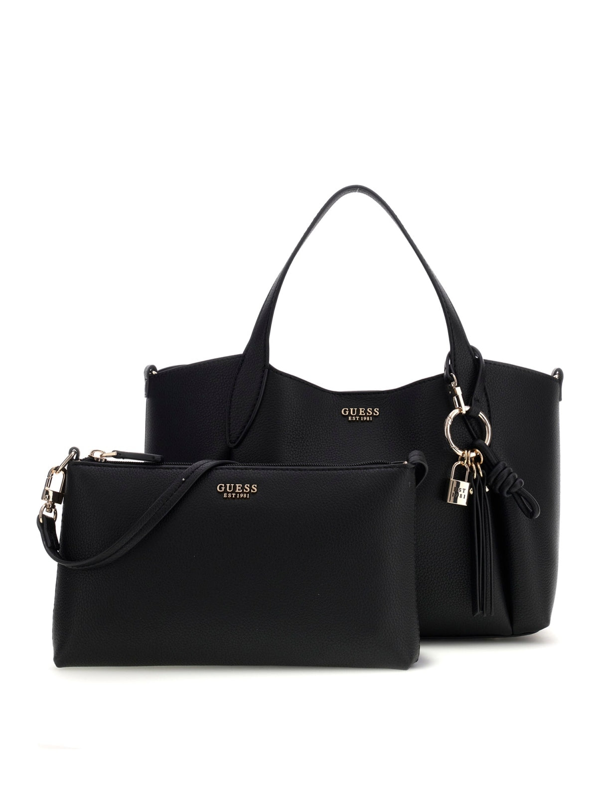 GUESS HWBG DEVON COMP TOTE en color NEGRO (1)