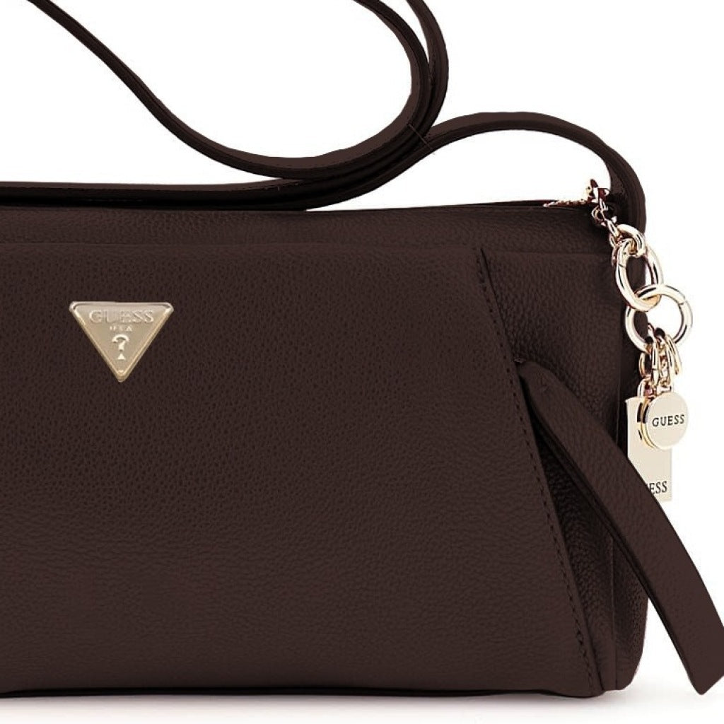 GUESS HWBG DEVON MINI CROSSBODY en color MARRON (4)
