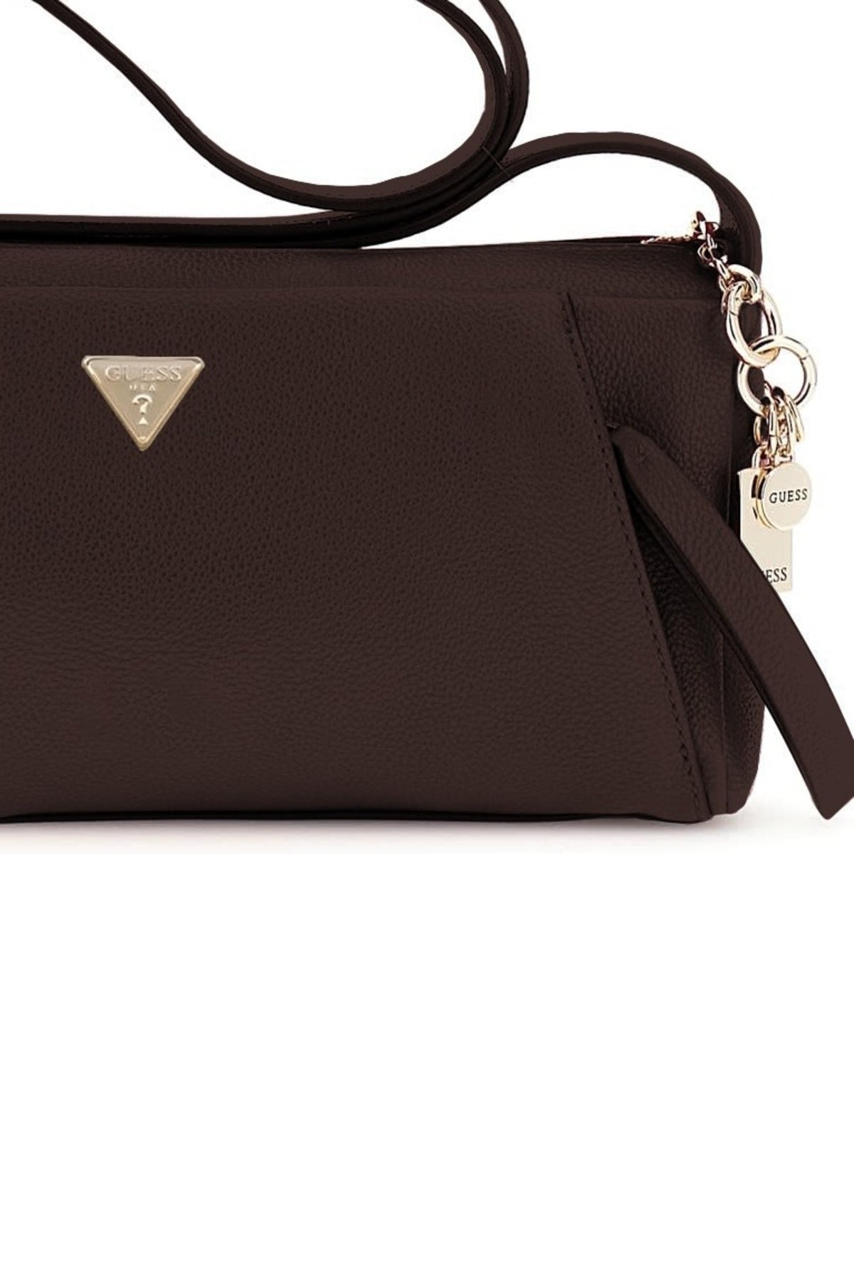 GUESS HWBG DEVON MINI CROSSBODY en color MARRON (2)