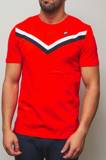LE COQ SPORTIF TRI Tee SS N en color ROJO (1)