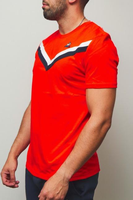 LE COQ SPORTIF TRI Tee SS N en color ROJO (2)