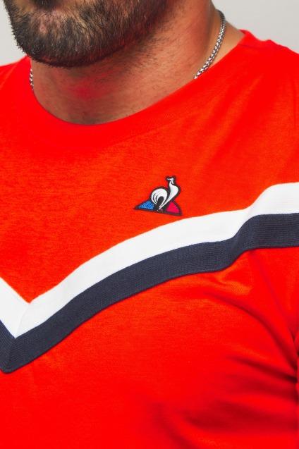 LE COQ SPORTIF TRI Tee SS N en color ROJO (4)