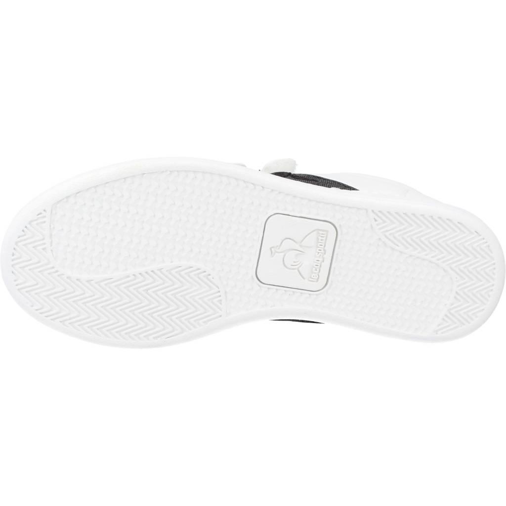 LE COQ SPORTIF COURTCLASSIC PS BLACK JEAN en color BLANCO (6)