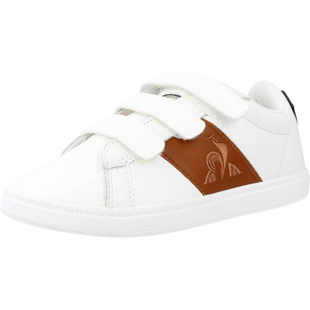 LE COQ SPORTIF COURTCLASSIC PS BLACK JEAN en color BLANCO (1)