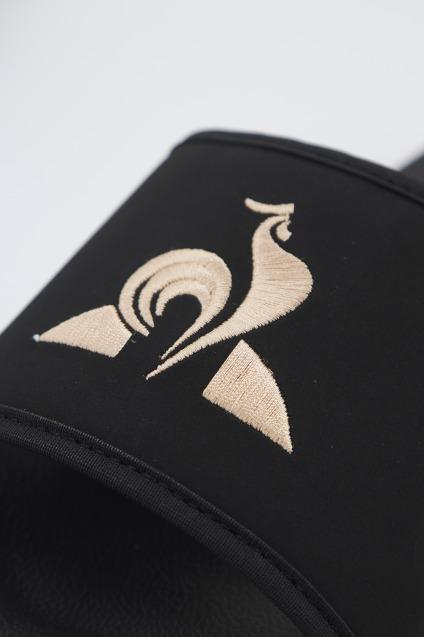 LE COQ SPORTIF SLIDE BINDING METALLIC en color NEGRO (4)