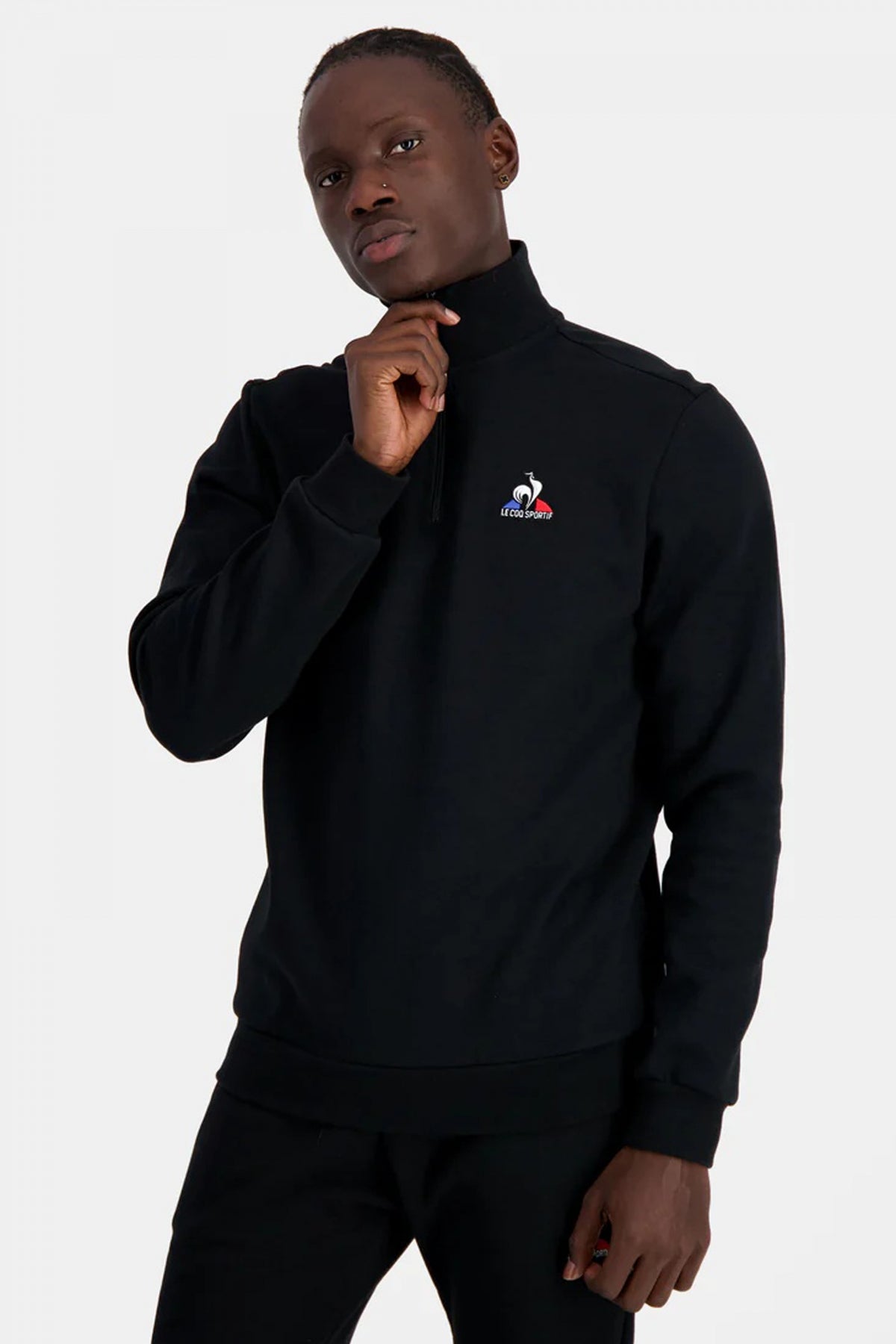 LE COQ SPORTIF ESS HALFZIP N en color NEGRO (1)