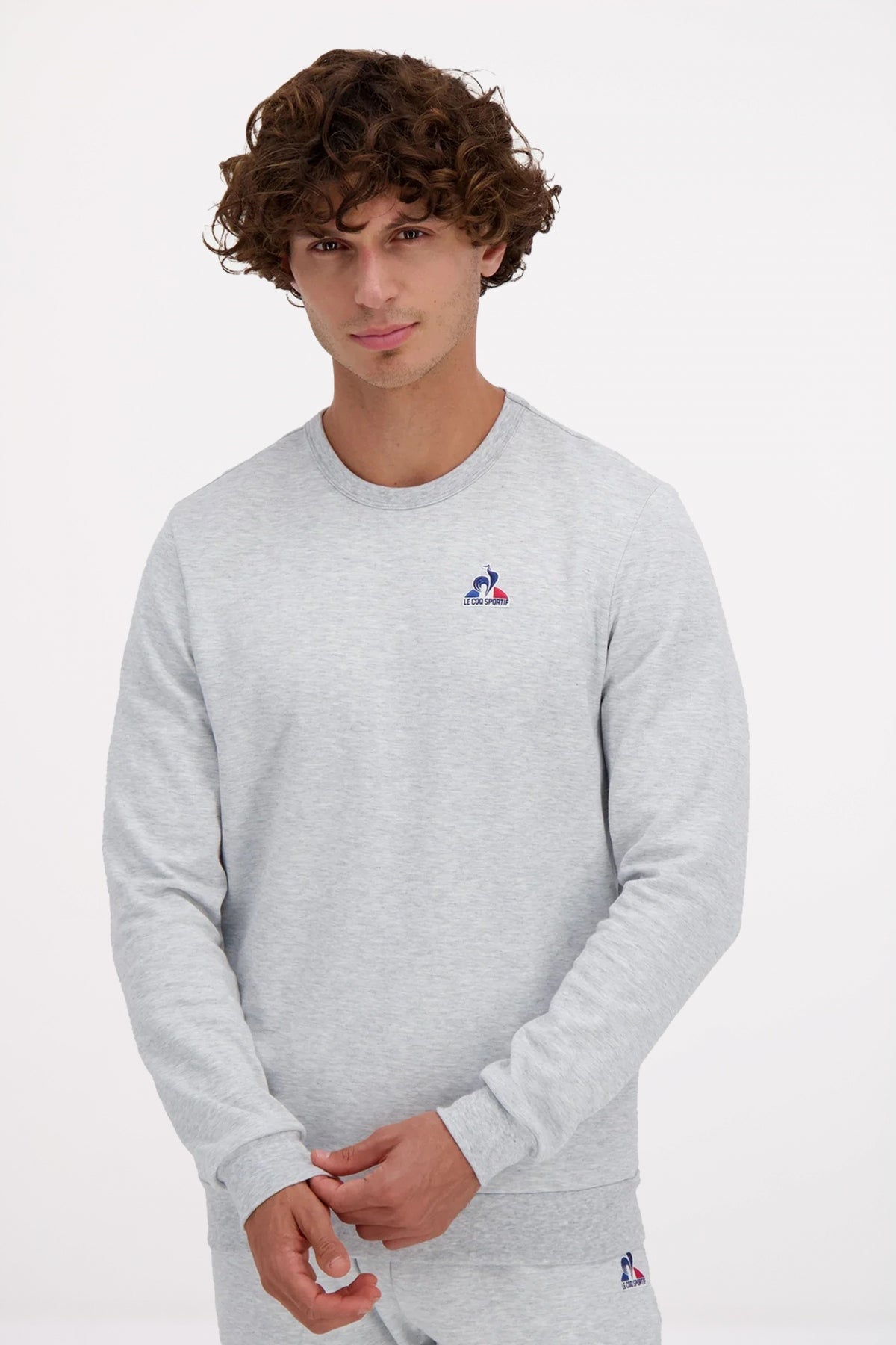 LE COQ SPORTIF ESS CREW SWEAT en color GRIS (1)