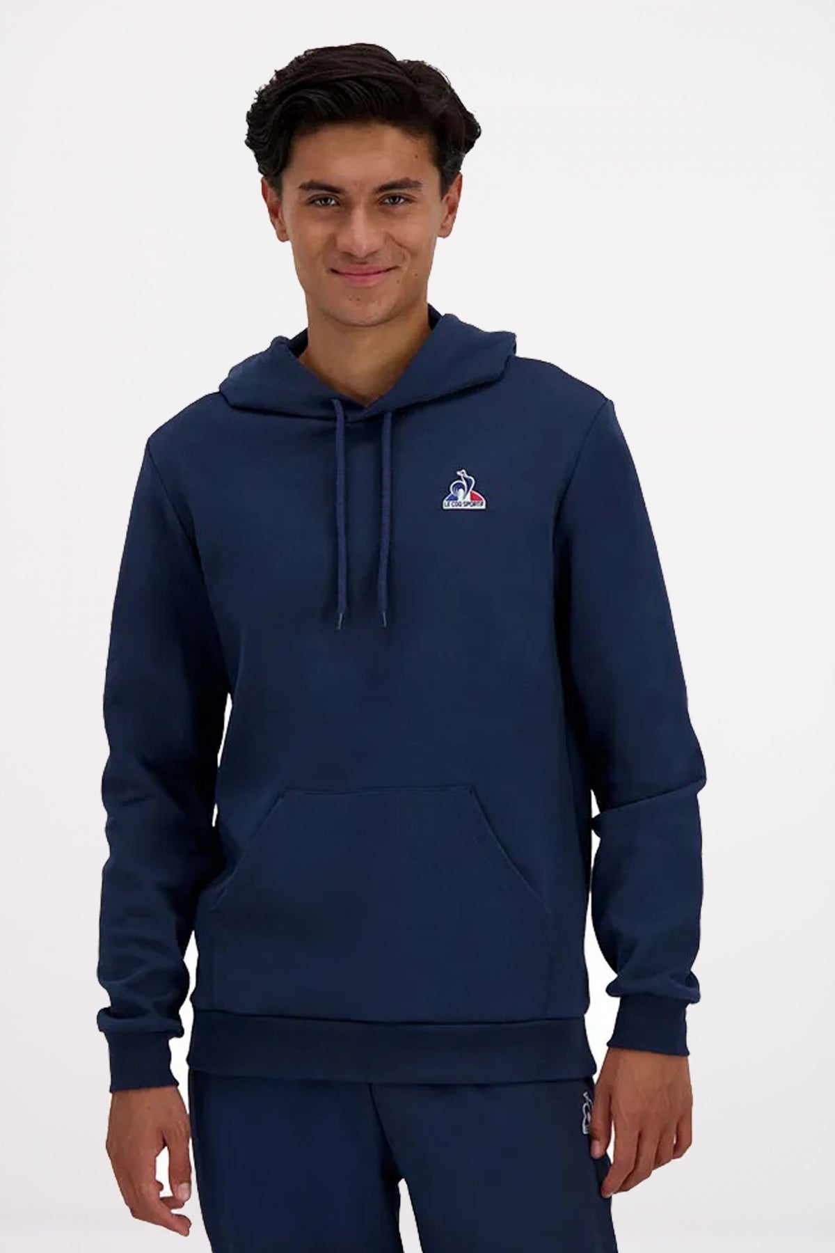 LE COQ SPORTIF ESS HOODY Nº en color AZUL (1)