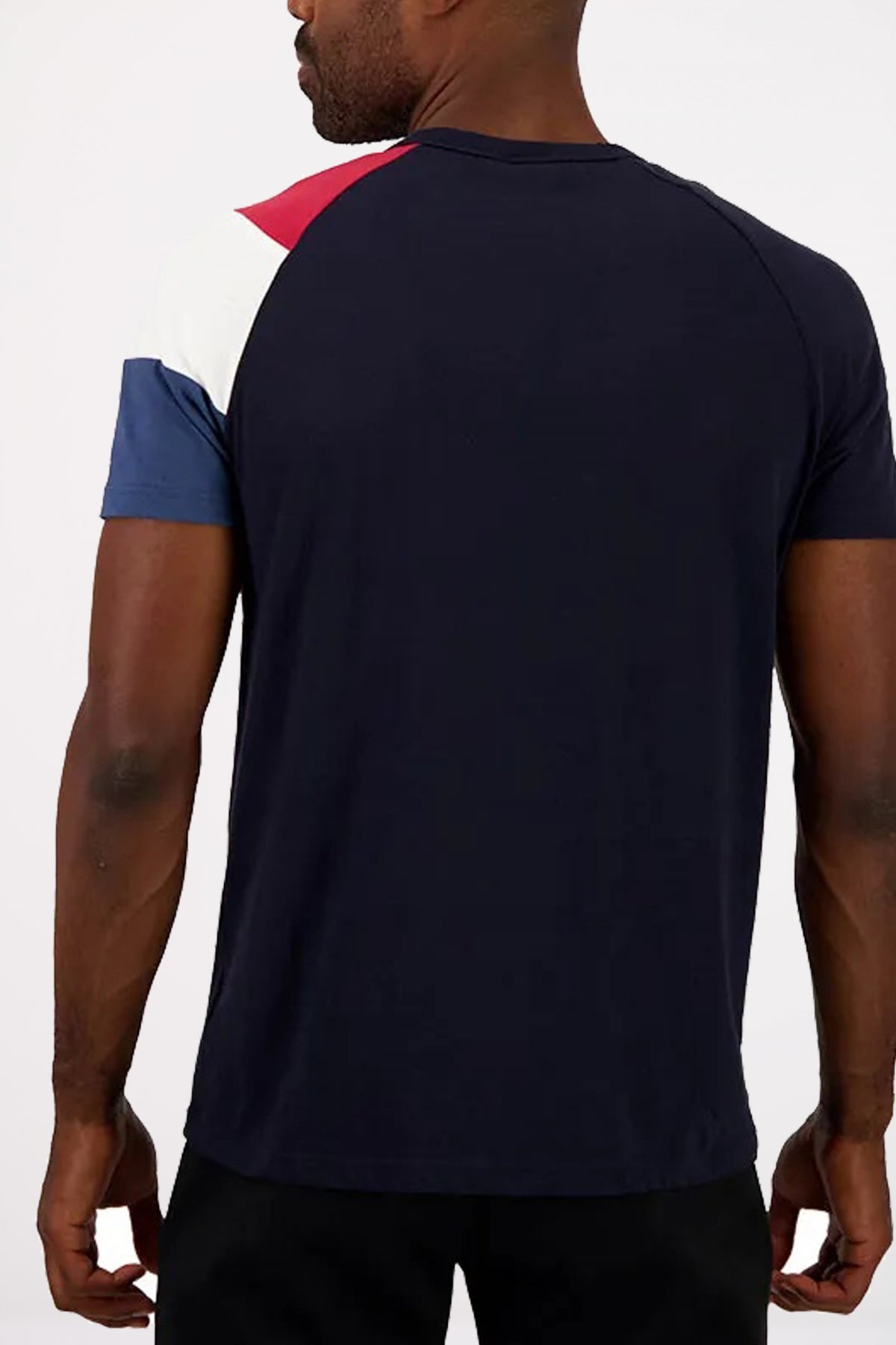 LE COQ SPORTIF BAT SP TEE SS Nº en color NEGRO (2)