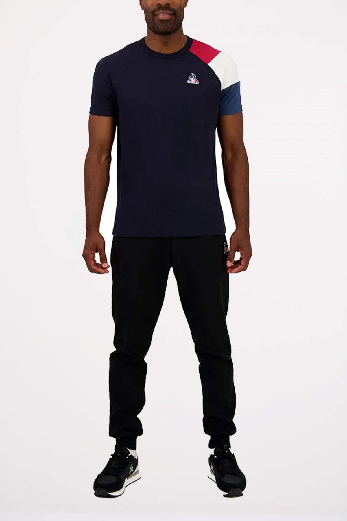 LE COQ SPORTIF BAT SP TEE SS Nº en color NEGRO (3)