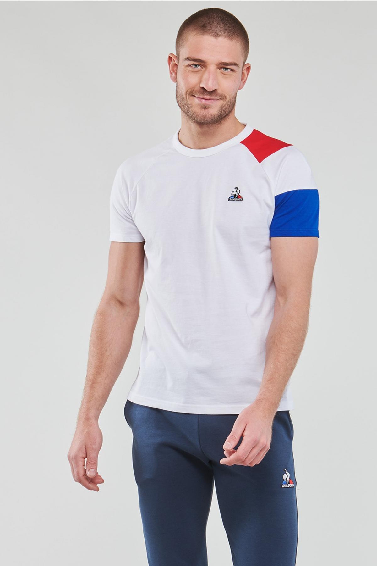 LE COQ SPORTIF BAT SP TEE SS Nº en color BLANCO (1)