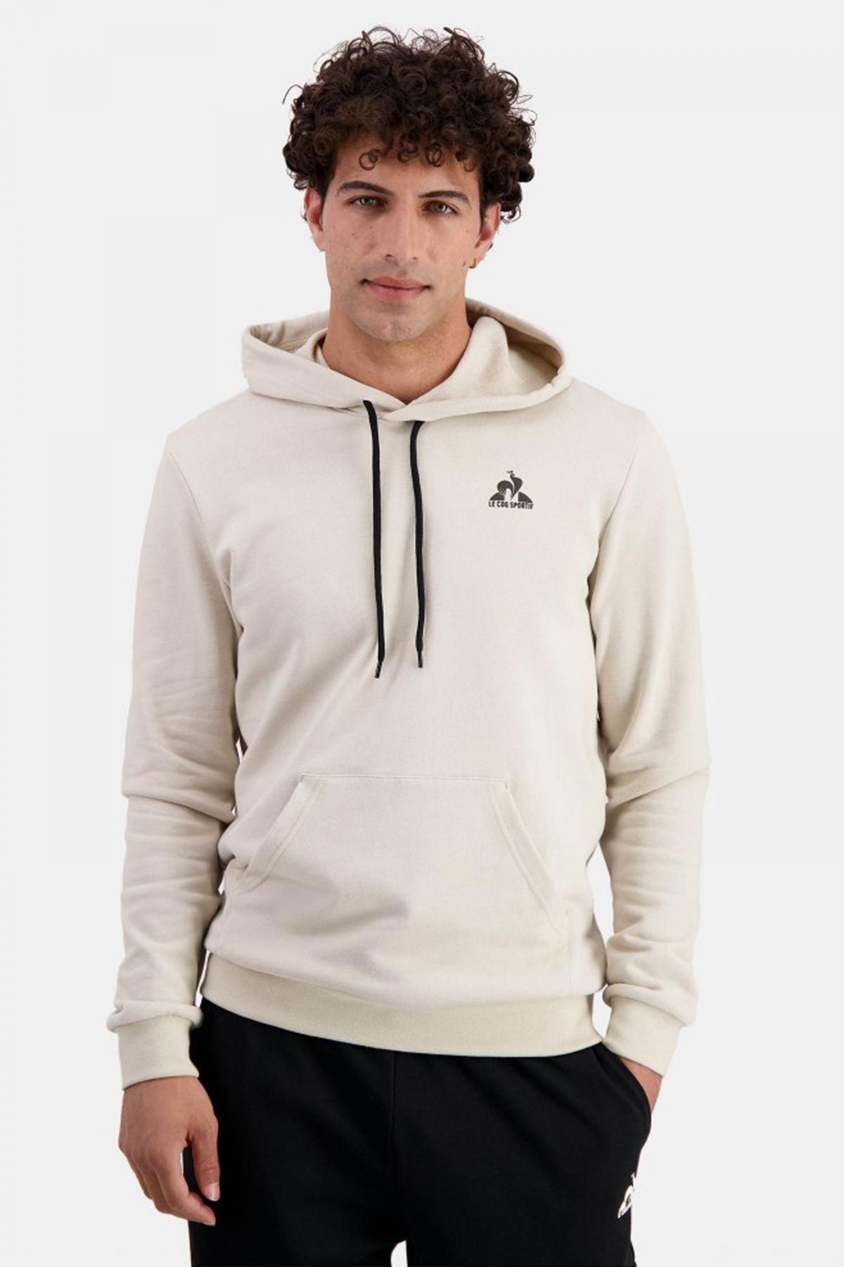 LE COQ SPORTIF HOODY Nº en color BEIS (1)