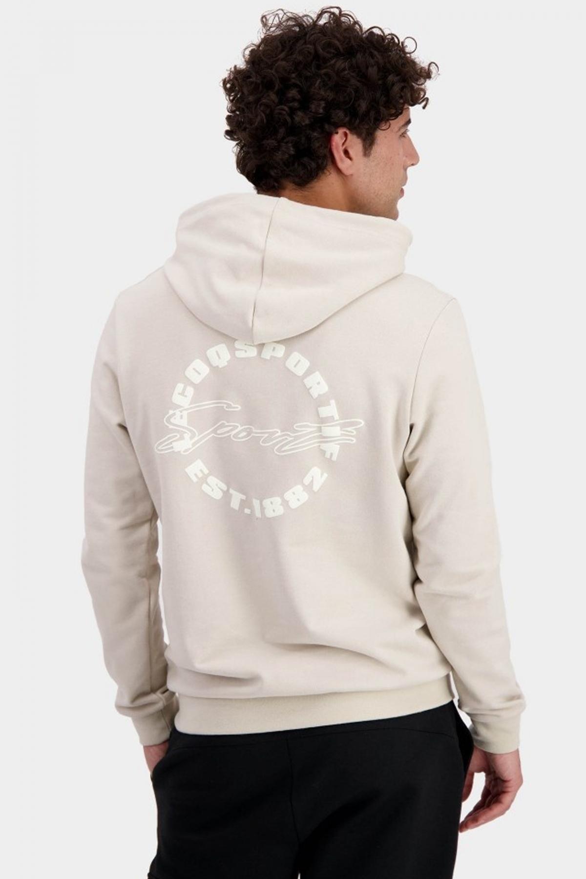LE COQ SPORTIF HOODY Nº en color BEIS (3)