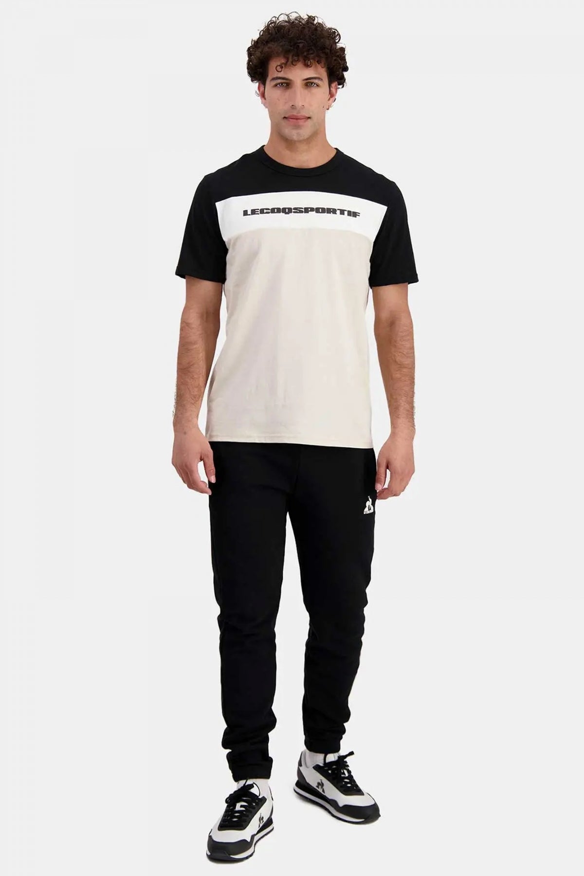 LE COQ SPORTIF CONTEMPORAIN TEE SS N en color NEGRO (4)