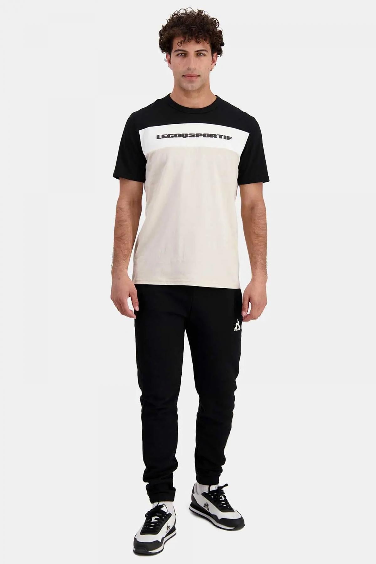 LE COQ SPORTIF CONTEMPORAIN TEE SS N en color NEGRO (4)