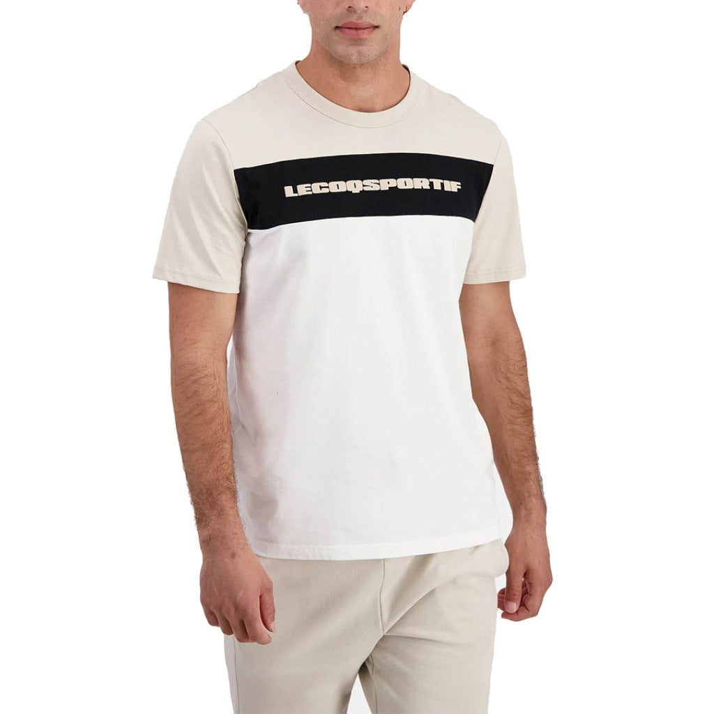 LE COQ SPORTIF CONTEMPORAIN TEE SS N en color BEIS (4)