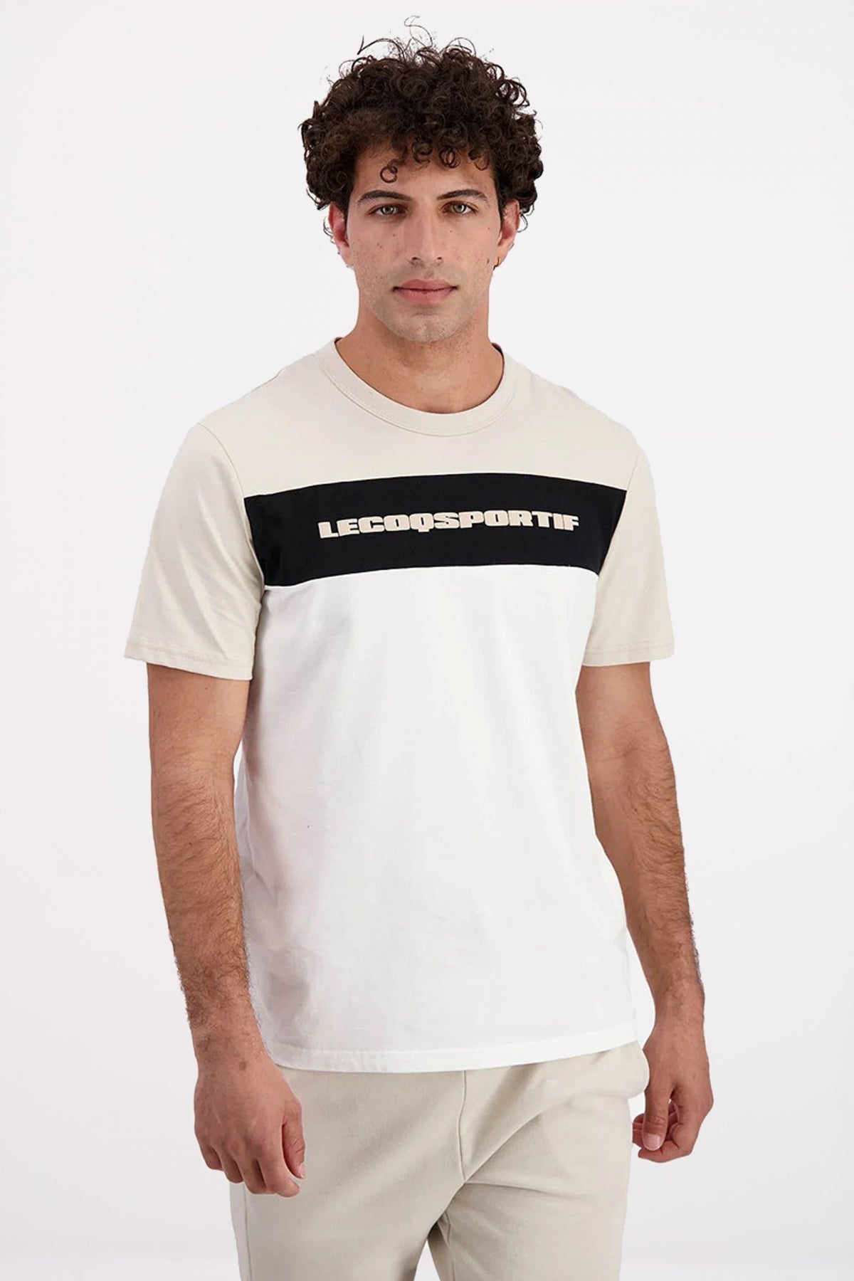 LE COQ SPORTIF CONTEMPORAIN TEE SS N en color BEIS (1)