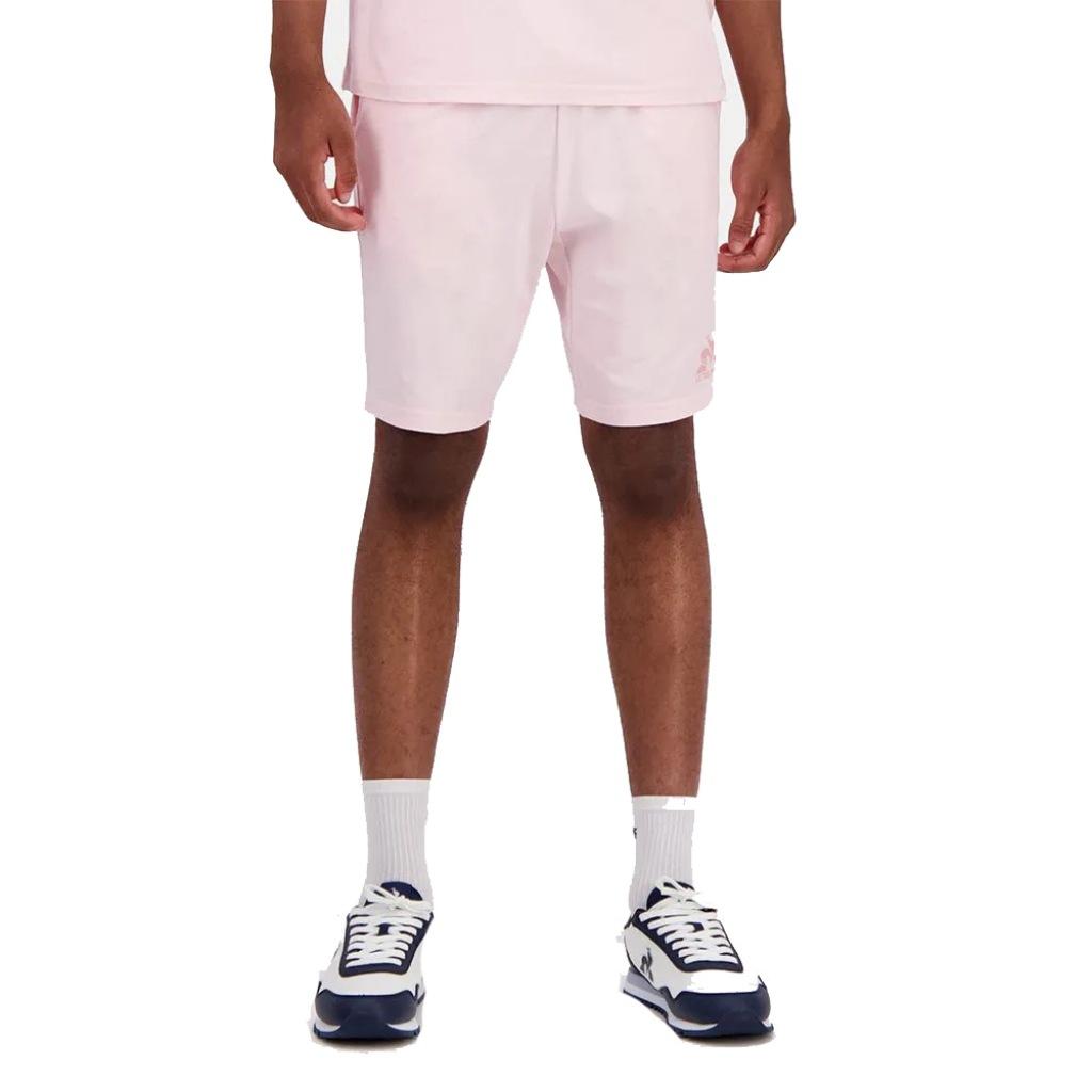 LE COQ SPORTIF BAS SHORT N en color ROSA (4)