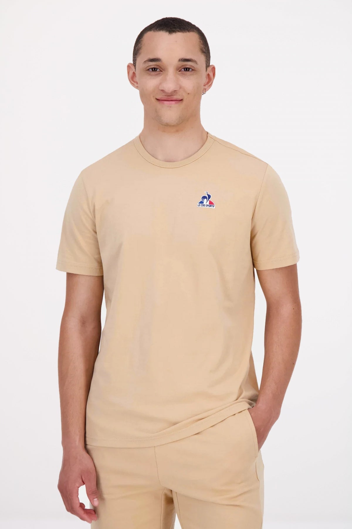 LE COQ SPORTIF ESS TEE SS N en color MARRON (1)