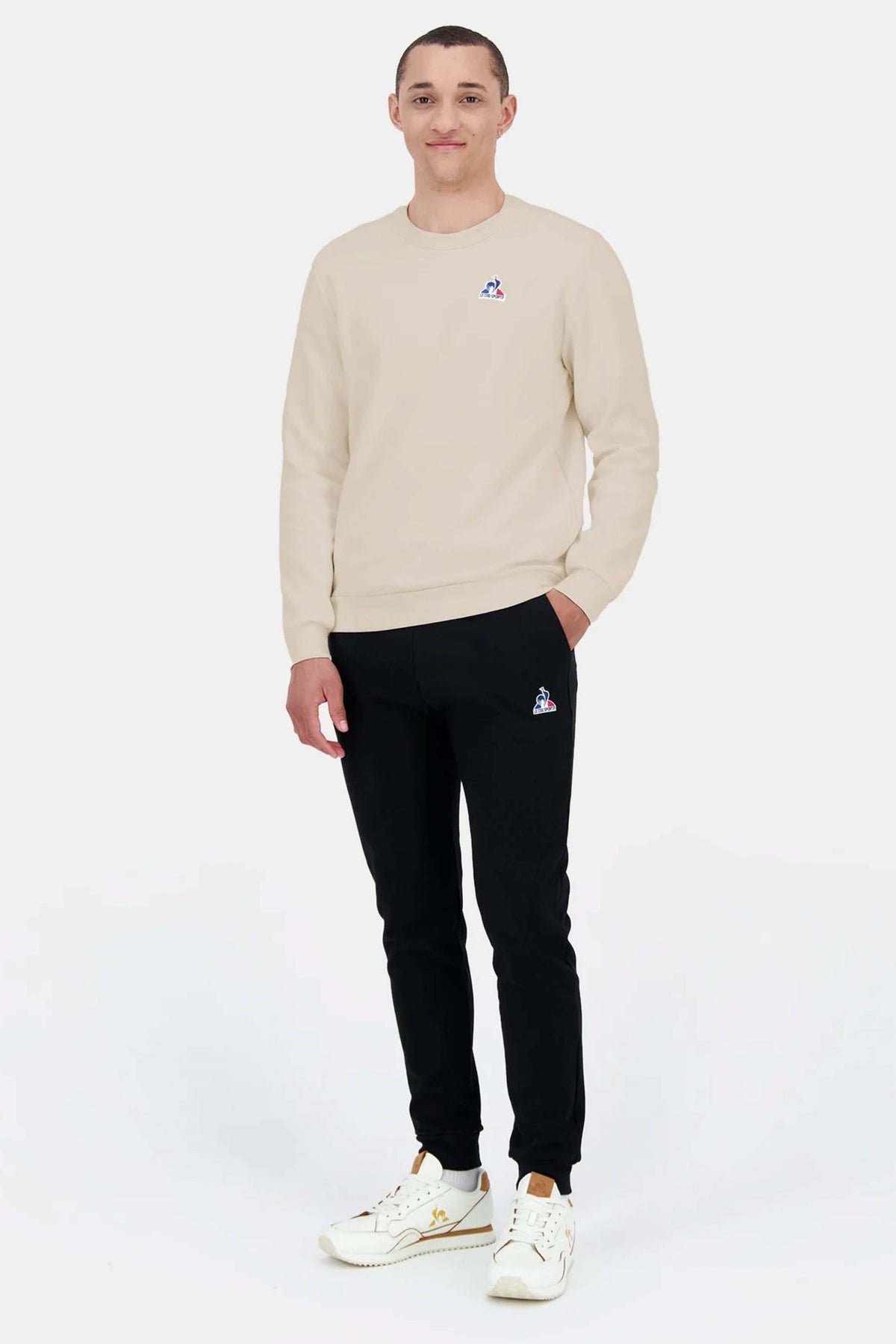 LE COQ SPORTIF ESS CREW SWEAT N en color BEIS (4)