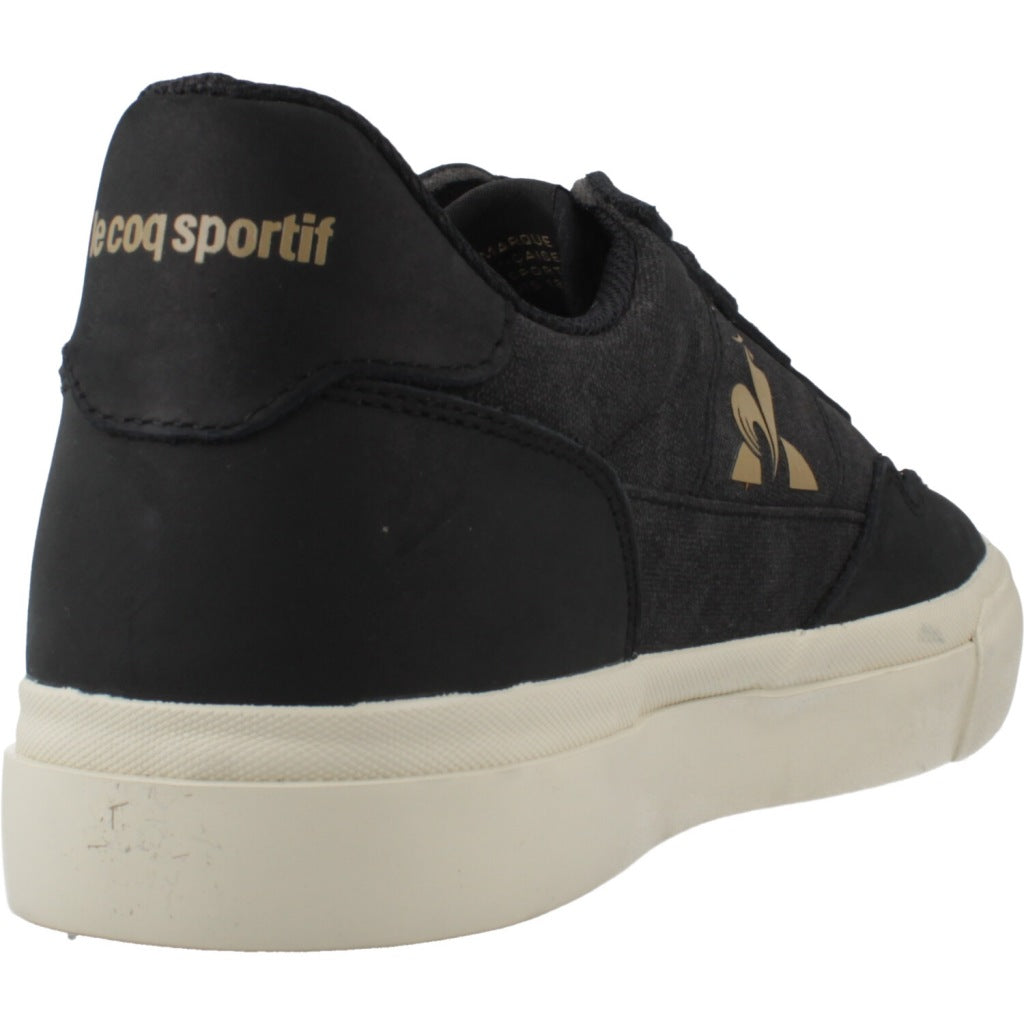 LE COQ SPORTIF LCS OLLIE WAXY CANVAS en color NEGRO (3)