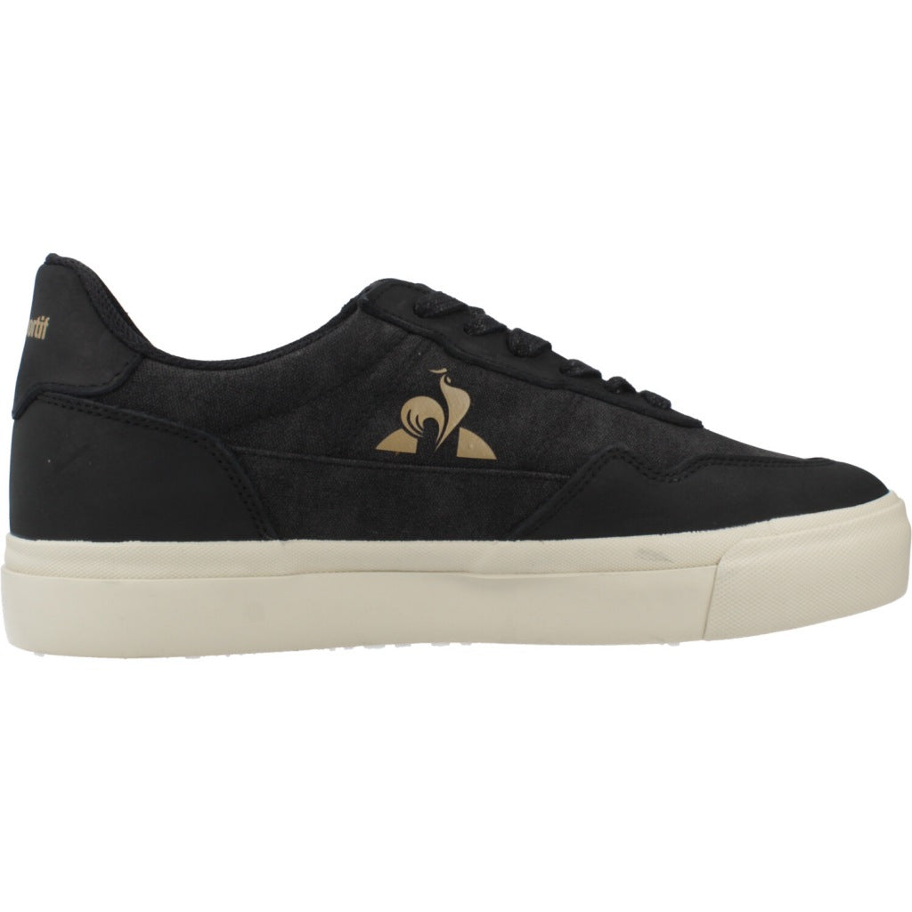 LE COQ SPORTIF LCS OLLIE WAXY CANVAS en color NEGRO (4)