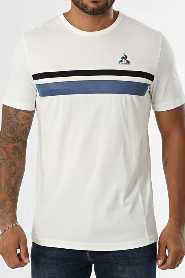 LE COQ SPORTIF HERITAGE SP TEE S en color BLANCO (1)