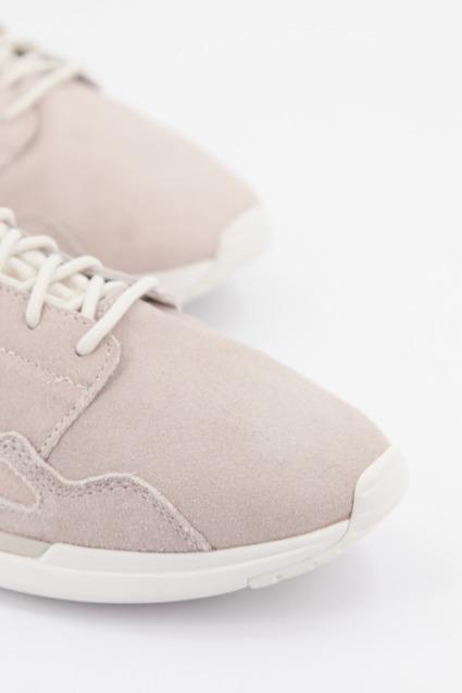 LE COQ SPORTIF LCS R FLOW W METALLIC SUEDE en color ROSA (3)