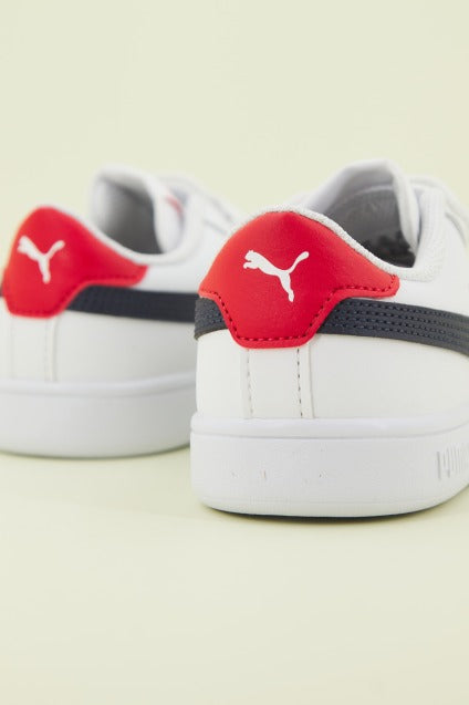 PUMA SMASH V L V PS en color BLANCO (3)