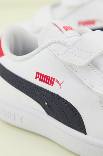 PUMA SMASH V L V PS en color BLANCO (4)