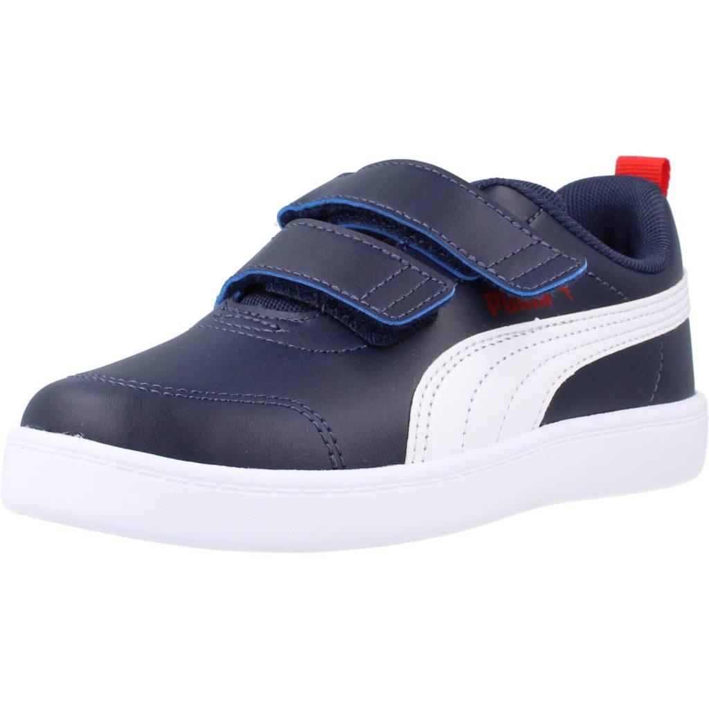 PUMA COURTFLEX V V PS en color AZUL (1)