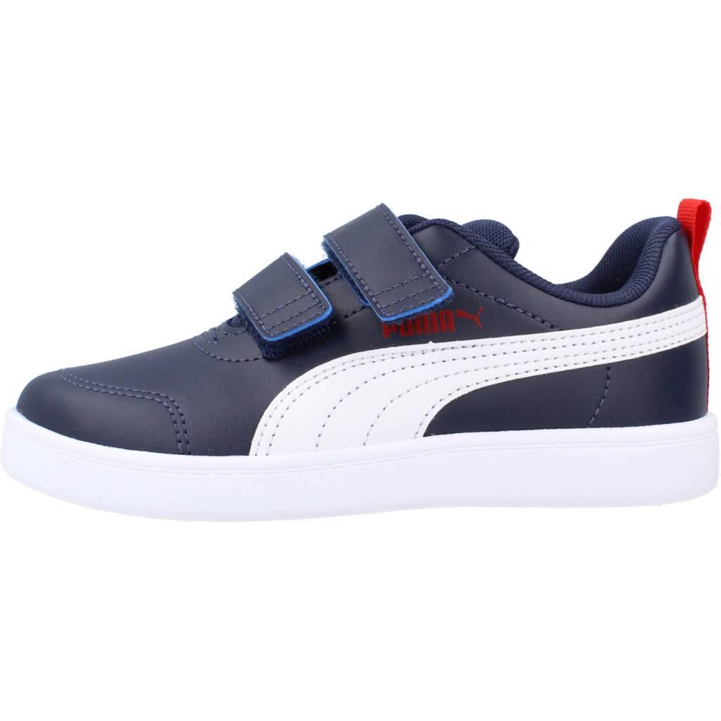 PUMA COURTFLEX V V PS en color AZUL (2)