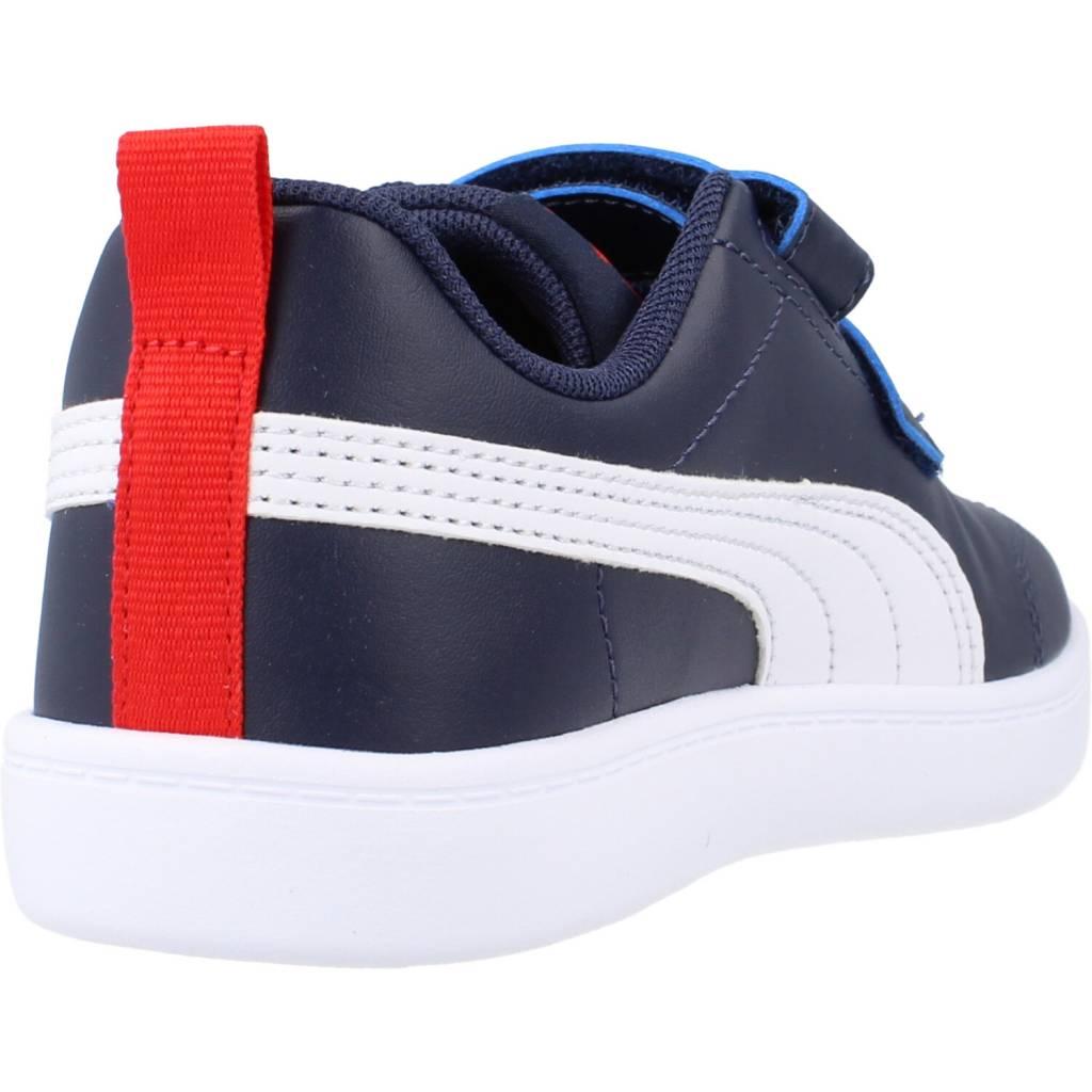 PUMA COURTFLEX V V PS en color AZUL (3)