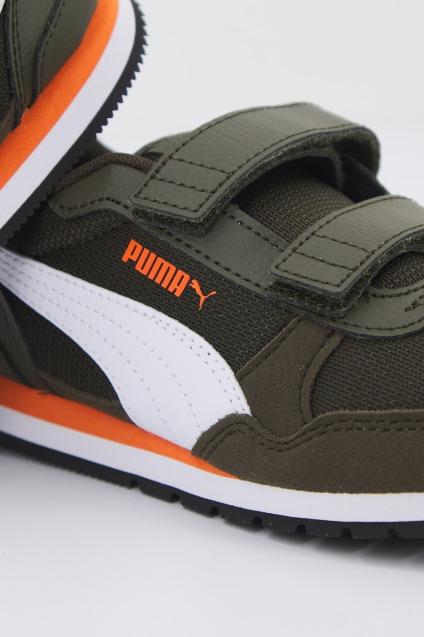 PUMA ST RUNNER V MESH V en color VERDE (3)