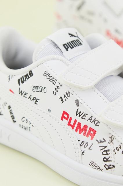 PUMA SMASH V en color BLANCO (4)